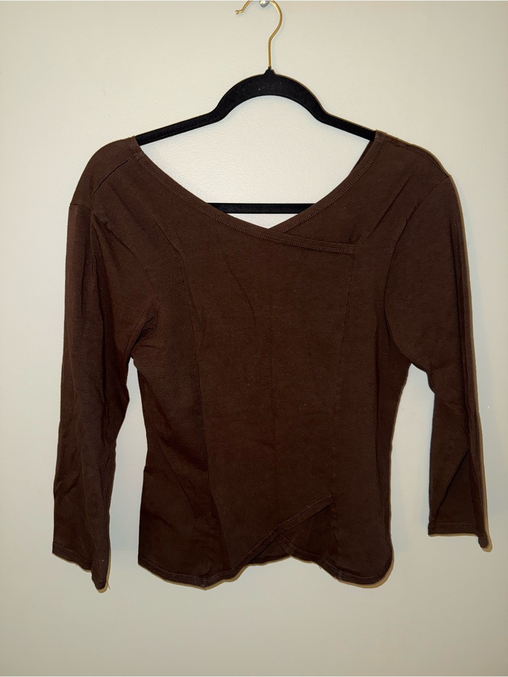 Luna Luz brown top gypsy boho chic size Medium M